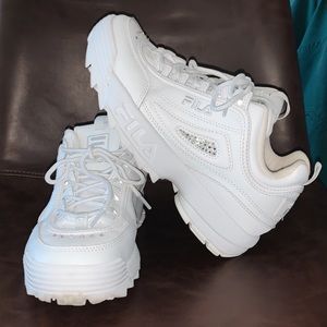 Bedazzled chunky fila’s